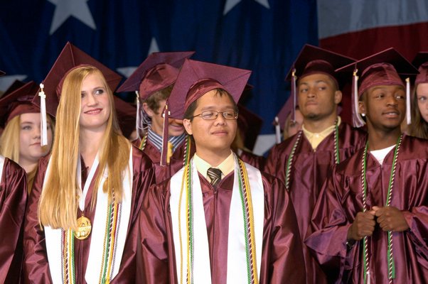 The 2013 Southampton High School Salutatorian and Valedictorian, Lindsay Wickersham and Vincent Ching-Roa were the last to carry the titles which were eliminated.