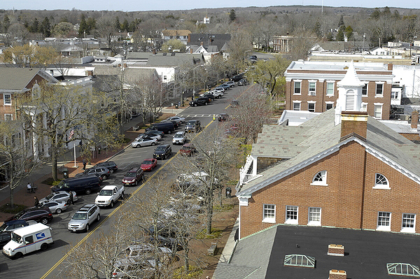 Main Street in Southampton Village.  DANA SHAW