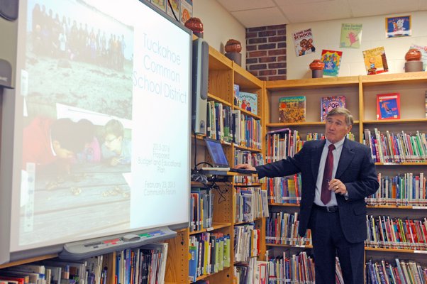 Tuckahoe School Baord member Harald Steudte.  DANA SHAW