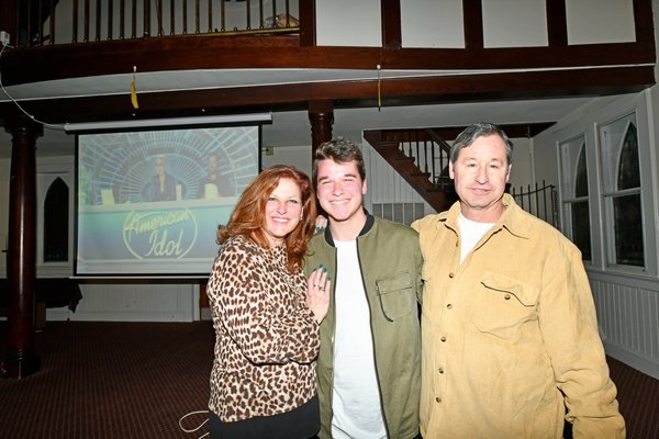 Christiaan Padavan and his parents Susan and Jeff.  DANA SHAW