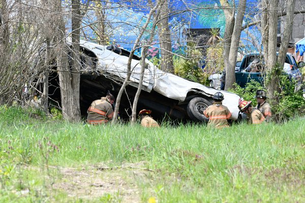 One person was injured and County Road 39 was closed after a rollover accident around 11:30 a.m. on Thursday.  DANA SHAW