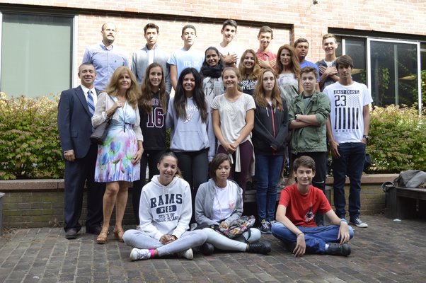 Southampton High School hosted 32 students from Spain this week, who attended classes and lived with host families. ALYSSA MELILLO