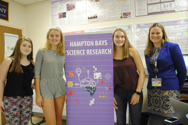 From left: Meghan Long, Caroline Oakland, Sydney Caldwell and Stephanie Forsberg. AMANDA BERNOCCO