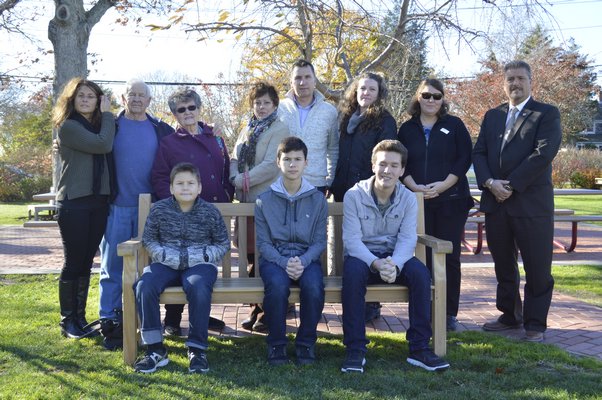 A bench will be installed on the Tuckahoe School playground to memorialize Brenda Taraku, a parent of students, past and present, at the school, as well as an active member of the district's Parent-Teacher Organization. Ms. Taraku died at the end of May after complications from cancer. ALYSSA MELILLO