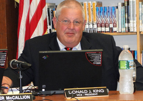 Southampton School Board Vice President Don King