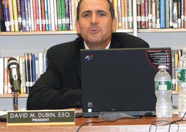 Southampton School Board President David Dubin