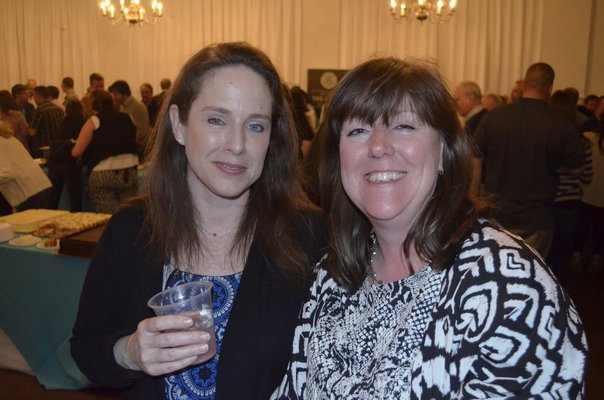 Rebecca Kelleher and Delaney Oser at the fifth annual Taste of Tuckahoe event on Friday night. BY ERIN MCKINLEY