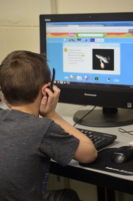 Students at Remsenburg-Speonk Elementary School are using computers this year on state mandated ELA and math tests. BY ERIN MCKINLEY