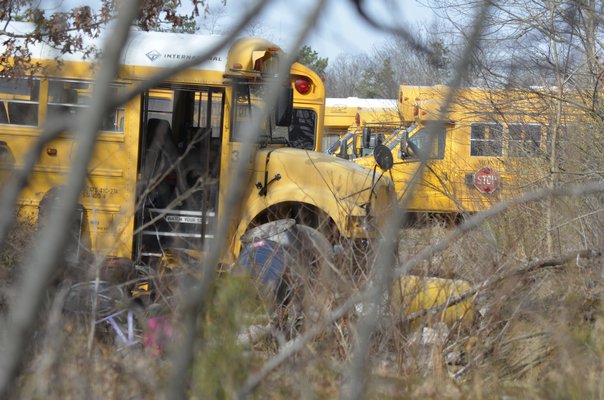 The Montauk Bus Company is being investigated by the Department of Environmental Conservation for potentially illegally dumping dangerous chemical on the property. BY ERIN MCKINLEY