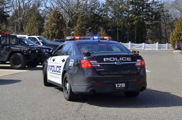 Westhampton Beach Police officers spend about 15 to 20 minutes at the scene of each false alarm call, according to Police Chief Trevor Gonce. ANISAH ABDULLAH