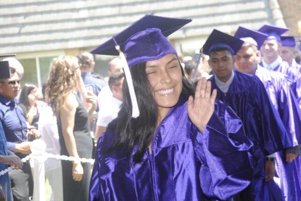 The Hampton Bays Class of 2017 graduated on Saturday afternoon. AMANDA BERNOCCO