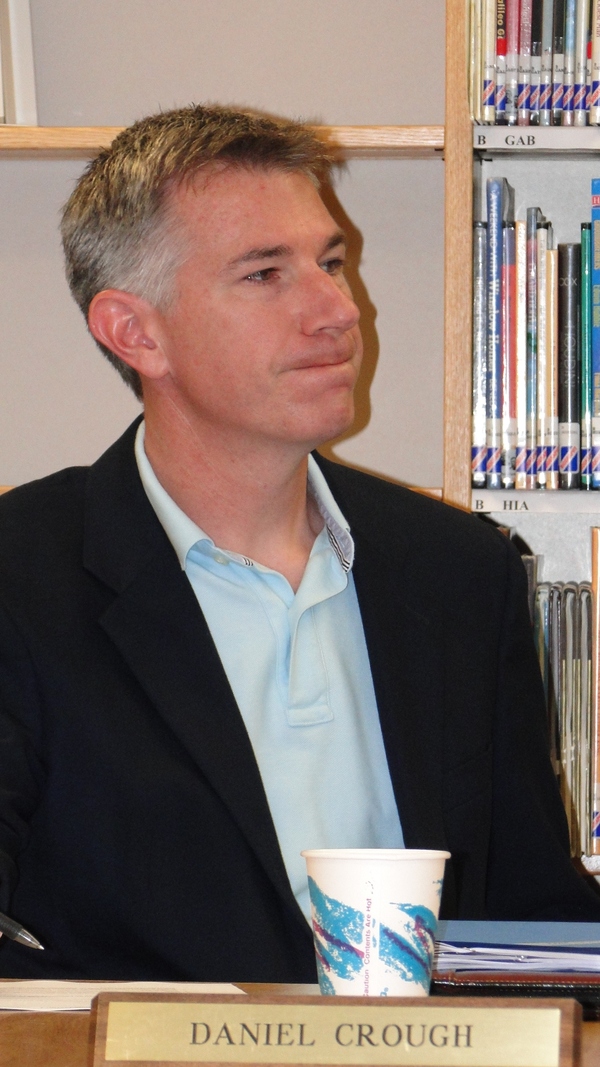 Tuckahoe School Board member Daniel Crough COLLEEN REYNOLDS