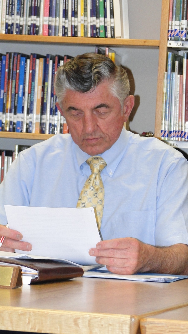 Tuckahoe School Board Chairman Robert Grisnik  COLLEEN REYNOLDS