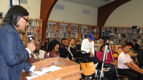 Darlene Claud warns the Southampton School District that repeated bullying leads to three-quarters of school shootings.