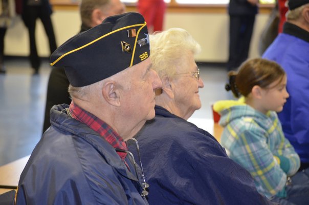 Local veterans were honored on Monday morning with a special breakfast at the Tuckahoe School. BY ERIN MCKINLEY