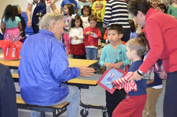 Local veterans were honored on Monday morning with a special breakfast at the Tuckahoe School. BY ERIN MCKINLEY