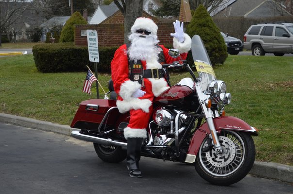 Santa came to East Quogue Elementary School. ALEXA GORMAN