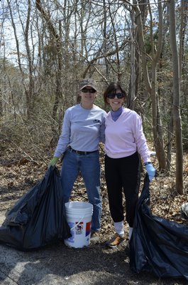 From left, Suzanne Collins, of Remsenburg, and Andrea Spilka, of Eastport. ALEXA GORMAN