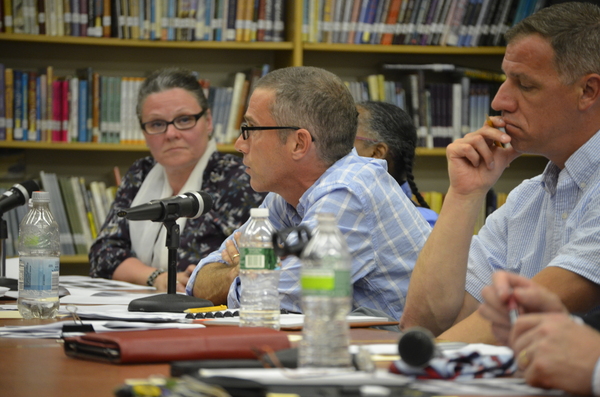 Southampton School Board members voiced their varied opinions about doing away with valedictorian and salutatorian distinctions. SHAYE WEAVER