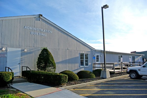 The Southampton School District administration building was built in 1969 as a temporary structure, but is still being used 47 years later. DANA SHAW