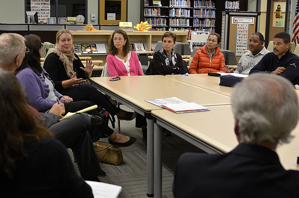 A focus group of parents gathered on Tuesday night to discuss what they want in a superintendent now that the current superintendent Dr. J. Richard Boyes will be retiring at the end of the school year. SHAYE WEAVER