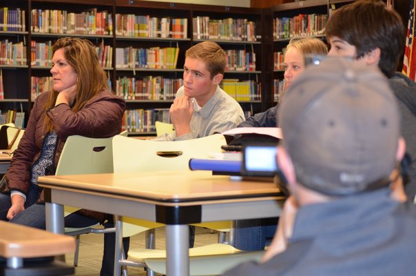 Students at the Southampton Intermediate and High Schools are being filmed this week for a documentary about an upcoming mission trip to the Dominican. BY ERIN MCKINLEY