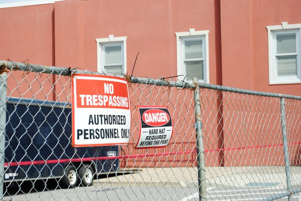 The Hampton Bays Elementary School is undergoing renovations this summer. AMANDA BERNOCCO