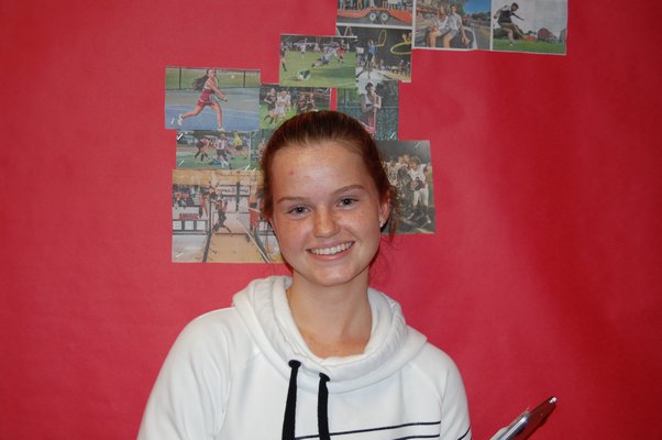 Kelly Kinsella, the first-ever student representative on the Sag Harbor School Board. JON WINKLER