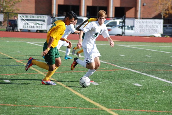 Matthew Canavan is returning for Westhampton Beach and already notched his first goal of the season a 2-1 non-league loss at Comsewogue on Saturday. DREW BUDD