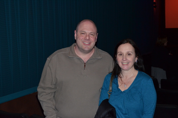 Sydney’s parents, Kevin Sheren and Madeline Shakin, after the movie screening last week.