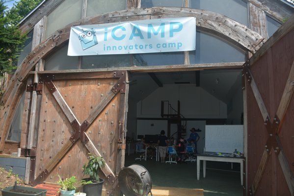 The theme at iCamp this week is robotics and traditonal and urban Farming.   COSETTE NUNEZ-VALAREZO