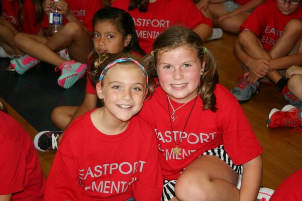 Left, Katelyn Zeltmann and Maura Okula COURTESY EASTPORT ELEMENTARY SCHOOL