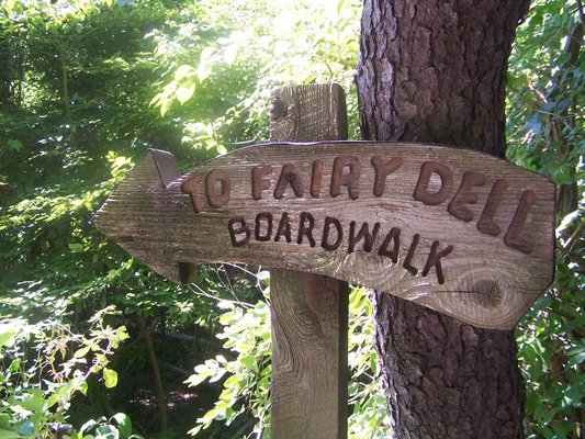 The Fairy Dell Boardwalk in its current state. COURTESY MARISA NELSON