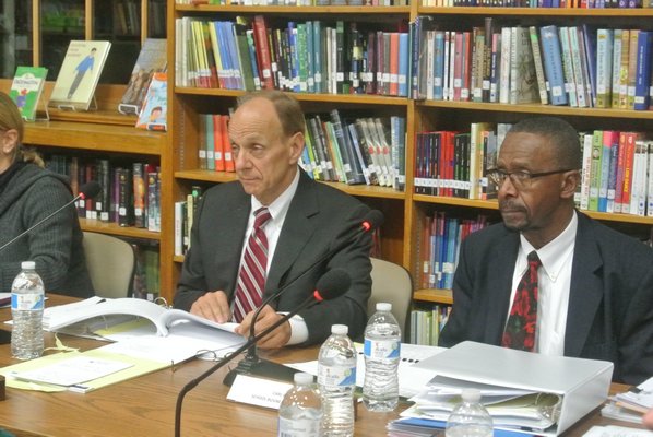 Springs School Superintendent John Finello and Interim Business Administrator Carl Fraser.