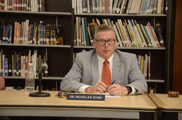 Southampton Schools Interim Superintendent Dr. Nicholas Dyno.  BY GREG WEHNER