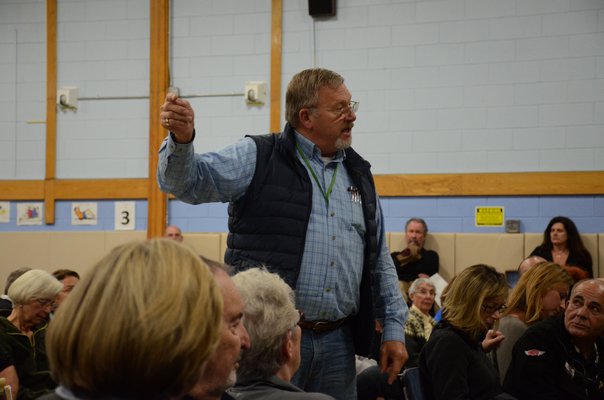 Tim Dahlen, Sr. of Speonk moved from Merrick in the 1960's and worries that the new workforce housing development being proposed will only create more traffic, hurting the quality of life that he moved to Speonk for. GREG WEHNER