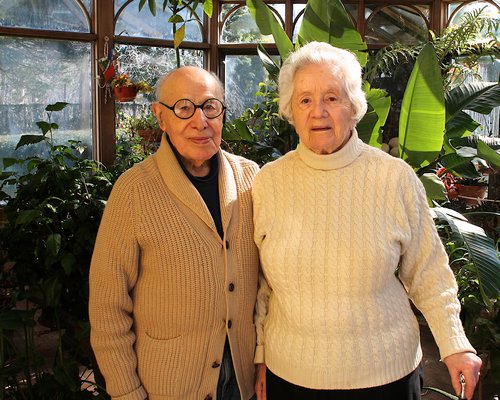 Gerson and Judith Leiber in their home in Spring in 2016. PRESS FILE