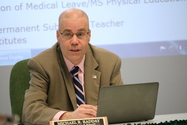 Westhampton Beach Superintendent Michael Radday BY ERIN MCKINLEY