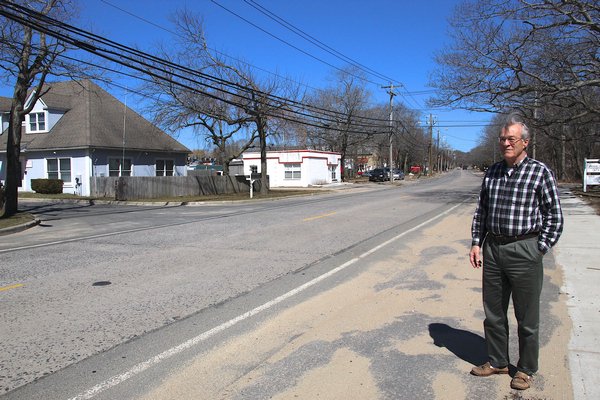 John Potter has led a committee of Springs residents who have pushed for improvements to Springs-Fireplace Road's industrial section when the county repaves the roadway next year.   KYRIL BROMLEY