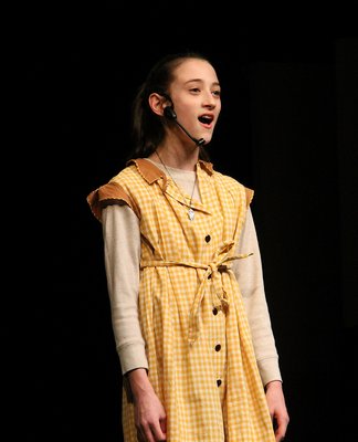 Emma McGrory starring in the Springs School production of "Annie Jr." KYRIL BROMLEY