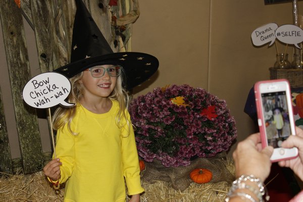 Kate Schwinn dresses up as a witch. VALERIE GORDON