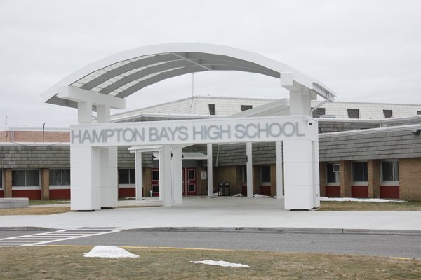 The Hampton Bays High School. VALERIE GORDON