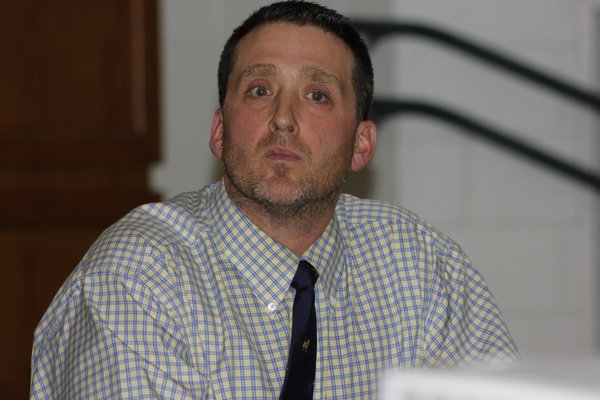 Board of Education President Christopher Hudson. VALERIE GORDON