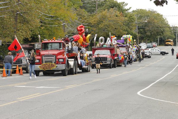 The Westhampton Beach High School homecoming parade took place in the village on Friday afternoon. KYLE CAMPBELL