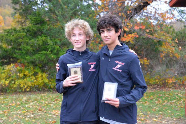 Pierson's Ben McErlean, left, and Peter Schaefer each qualified for the state meet. MICHELLE MALONE