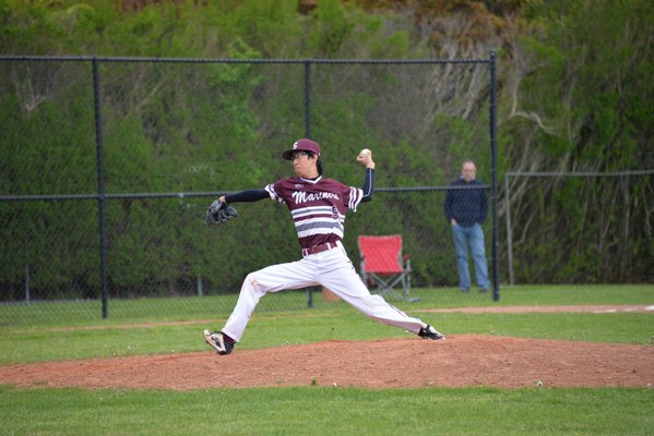 The Southampton baseball team improved to 10-5, 12-5 overall, after a three-game sweep of Southold last week. MICHELLE MALONE