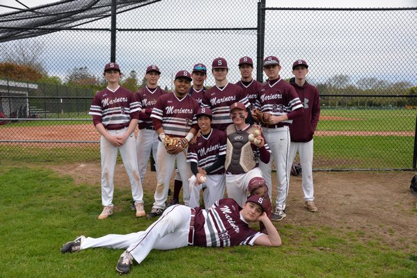 The Southampton baseball team improved to 10-5, 12-5 overall, after a three-game sweep of Southold last week. MICHELLE MALONE