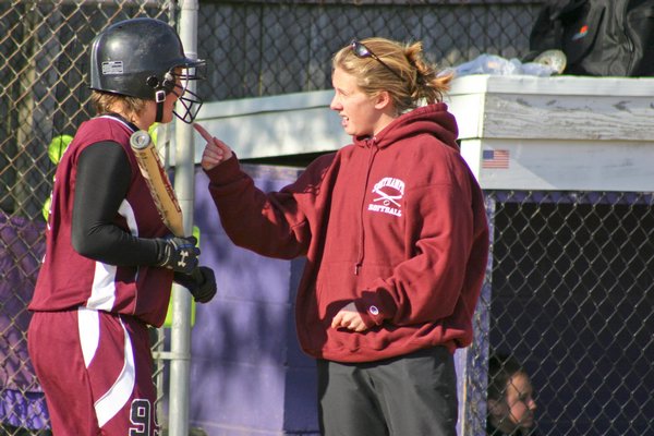 Virginia McGovern, who became coach of the Southampton varsity softball team in 2006, was forced to step down earlier this month.  CAILIN RILEY CAILIN RILEY