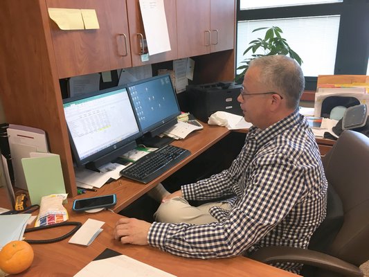 Tim Laube, the district’s new assistant superintendent of business.      FRANK COSTANZA