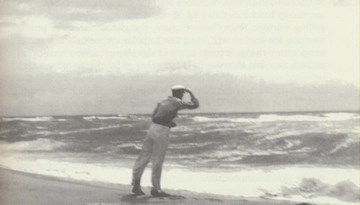 Richard Hendrickson "sniffing the wind" in 1939.